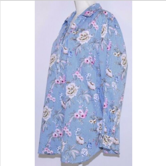 Talbots women's blouse plus size 3X top shirt - Picture 4 of 8